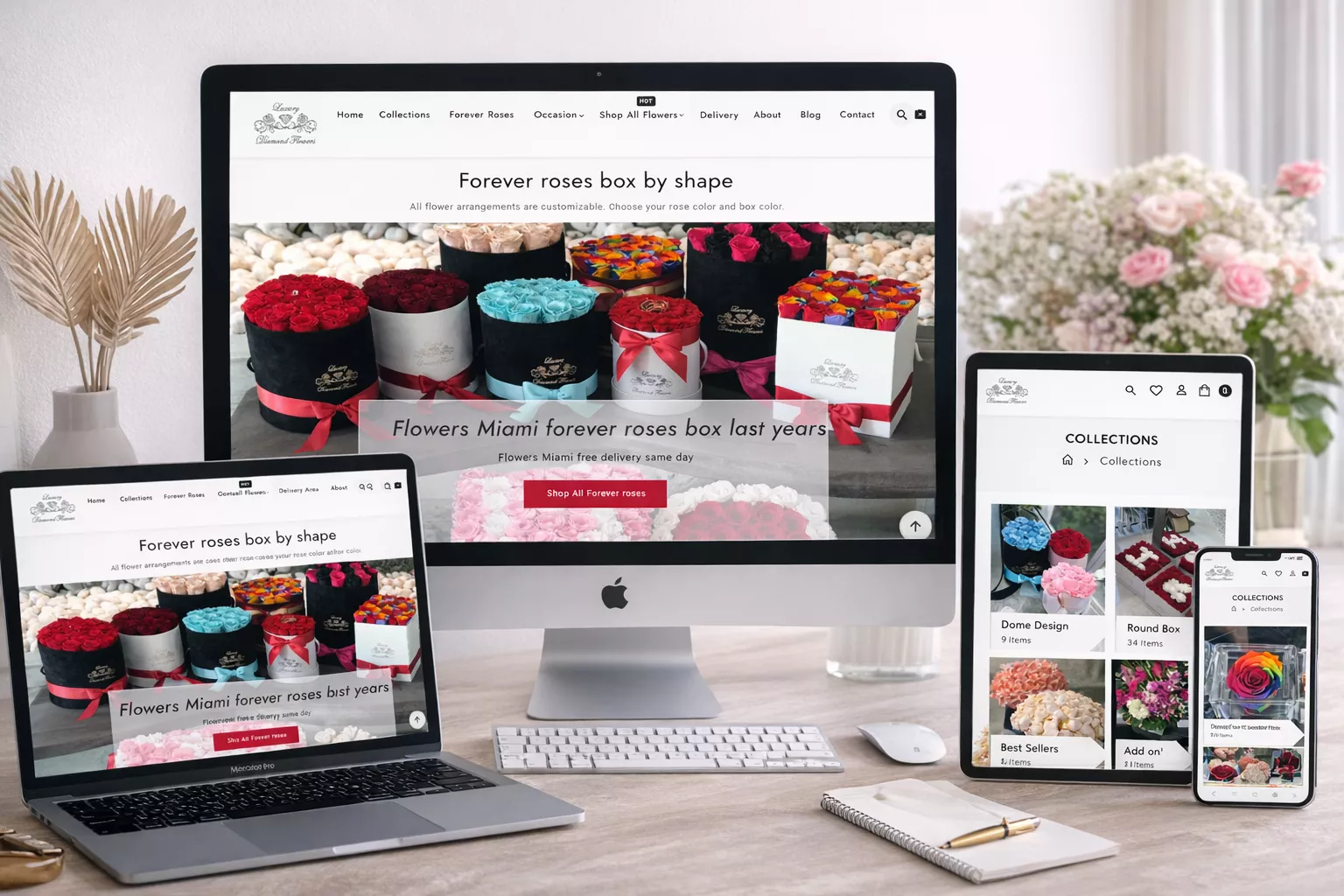 luxurydiamondflowers-website-mockup